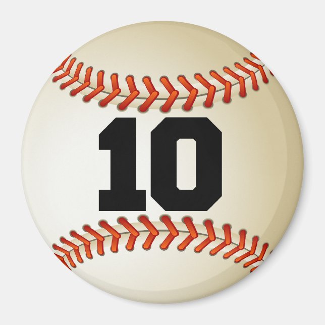 Íman Número 10 Baseball (Frente)