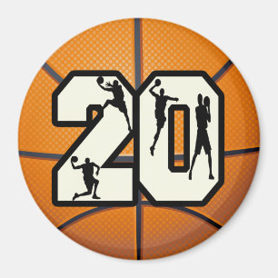 Íman Número 20 de basquete