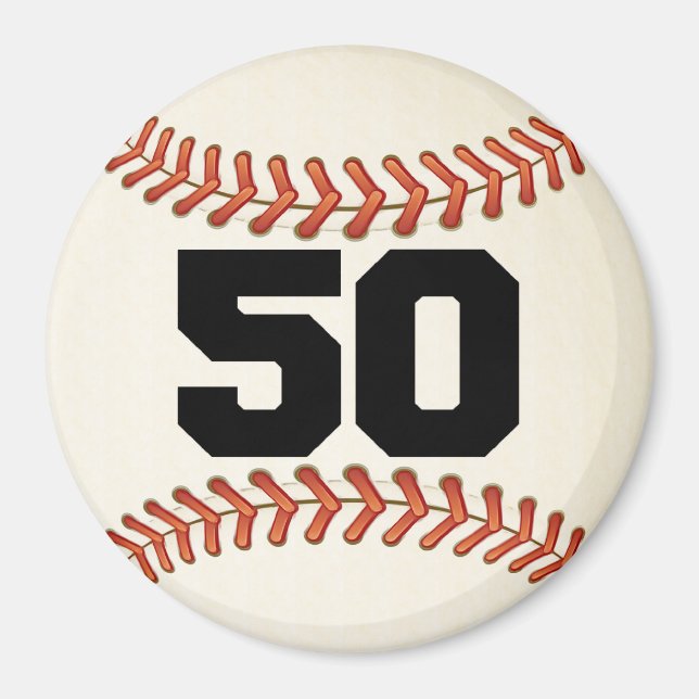 Íman Número 50 Baseball (Frente)