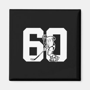 Íman Número 60 Anos Hóquei no Gelo 60º Aniversário