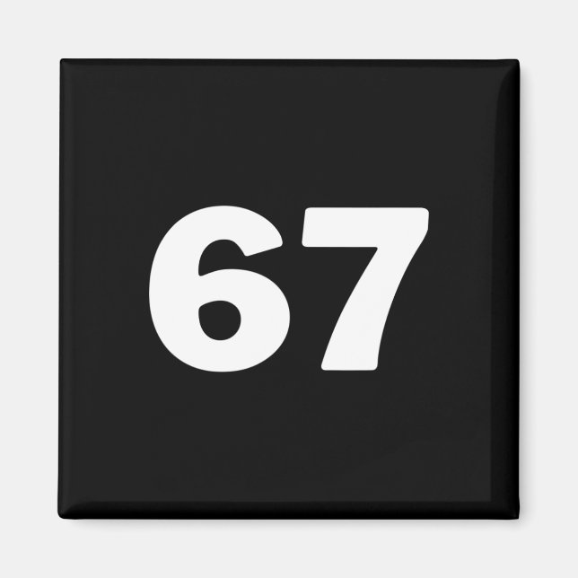 Íman Número 67  (Frente)