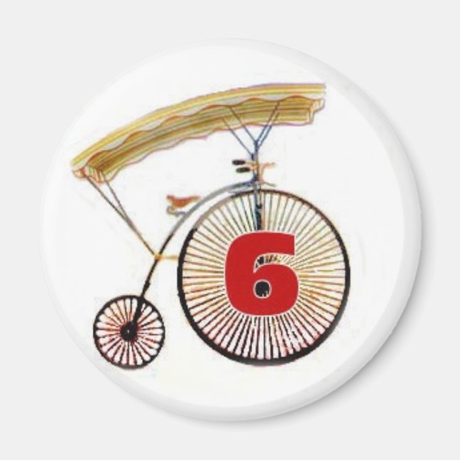 Íman Número 6 ímã (Frente)