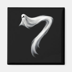 Íman Número 7 Fantasma Divertido Seis Sete 67 Halloween