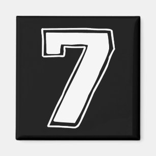 Íman Número 7 Seis Sete 6 7 Meme 67 Engraçado Aniversár