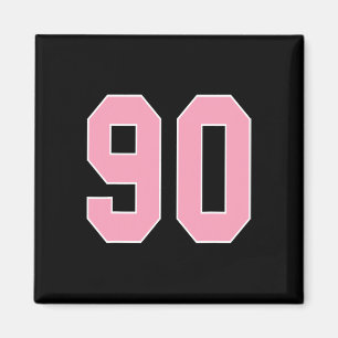 Íman Número 90 Cancer A De Mama Bysketbyll De Pegada Ro