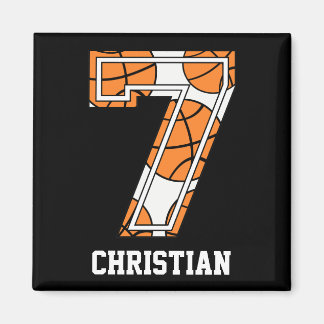 Íman Número de Basquete Personalizado 7