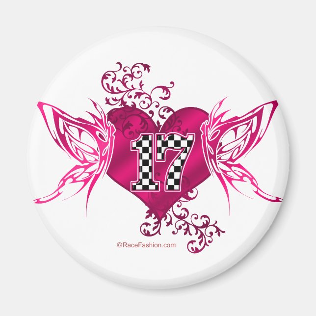 Íman número de corridas 17 (Frente)