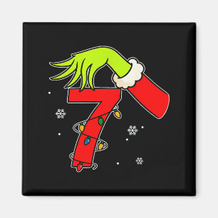 Íman Número Divertido 7 Natal 67 Seis Sete Meme Xmas Ho