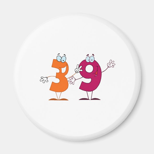 Íman Número Feliz 39 (Frente)