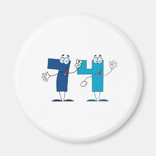 Íman Número feliz 74