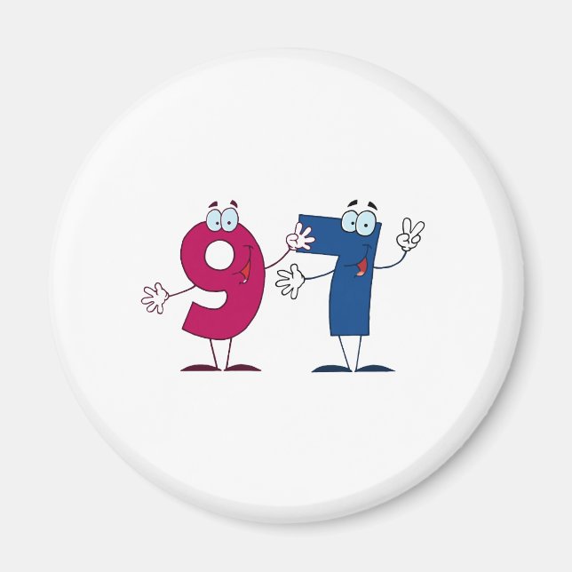 Íman Número Feliz 97 (Frente)