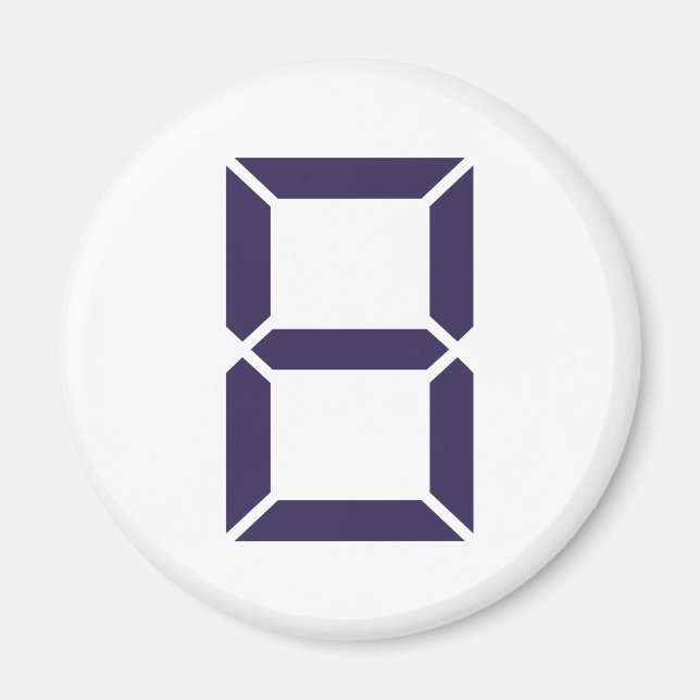 Íman Número - Oito - 8 (Frente)