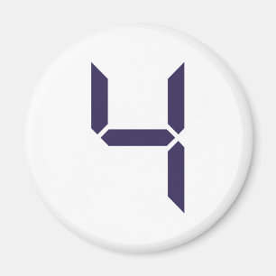 Íman Número - Quatro - 4