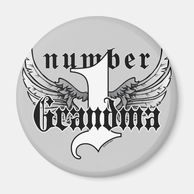 Íman Número Um Magneto Avó (Frente)