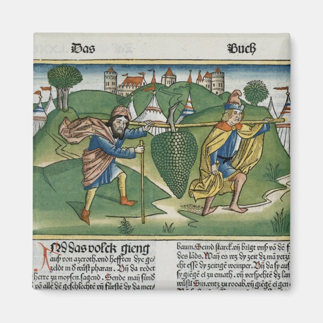 Íman Números 13 23 Uvas de Eschol, do "Nure (Frente)