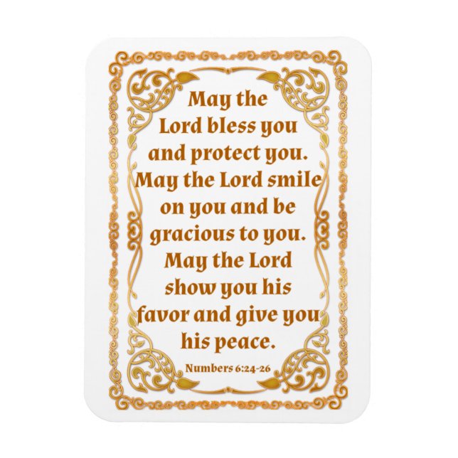 Íman Números 6:24-26 (Vertical)