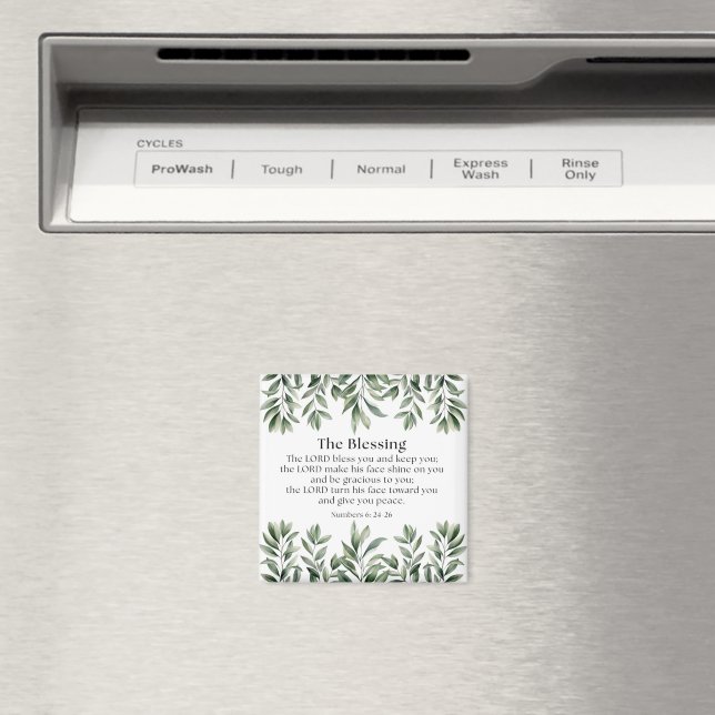 Íman Números 6:24-26 O Senhor te Abençoe e te Guarde (In Situ (Dishwasher))
