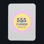 Íman Números Anjos Modernos Aura Numerologia 55 Signifi<br><div class="desc">Relaxando a design espiritual,  com números de anjos 555,  um número,  que simboliza a mudança e as transições na sua vida. Números de anjo,  poster de gradiente 555 com significado e explicação de número. Números de anjo.</div>