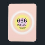 Íman Números Anjos Modernos Aura Numerologia 66 Signifi<br><div class="desc">Relaxando a design espiritual ombre, com o anjo 666, um número, que encoraja você a dar um passo para trás, e refletir se as coisas que você está fazendo estão alinhadas com sua verdade espiritual mais alto. Números de anjo 6666 poster de gradiente com significado e explicação numérica. Números de...</div>