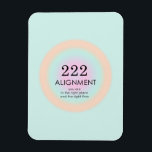 Íman Números de anjo Numerologia 222 Motivação de alinh<br><div class="desc">Relaxando a design espiritual ombre,  com números de anjos 222,  um número,  que o encoraja,  que você confia em si mesmo,  porque você está no lugar certo e no momento certo. Números de anjo 2222 cartão motivacional gradiente com significado e explicação numérica. Números de anjo.</div>