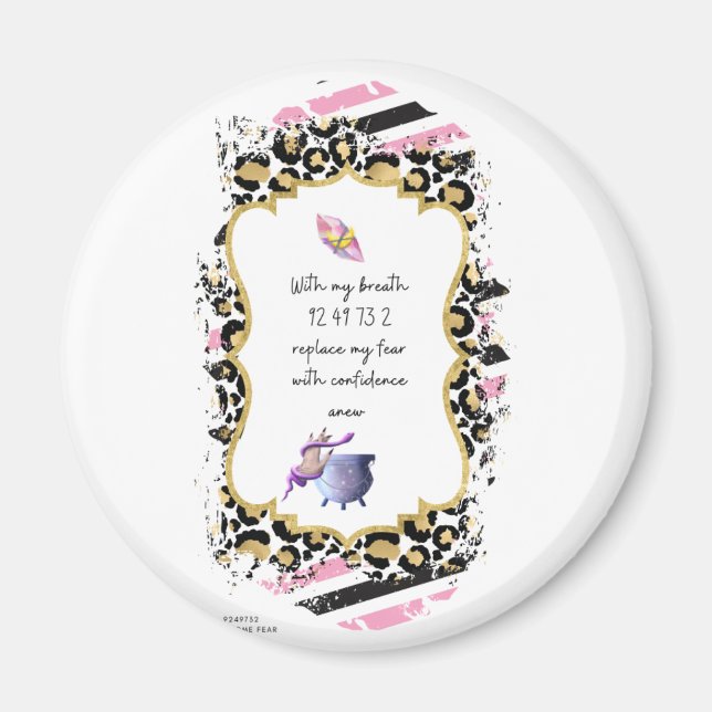 Íman Números de Grabovoi para Liberdade do Medo (Frente)