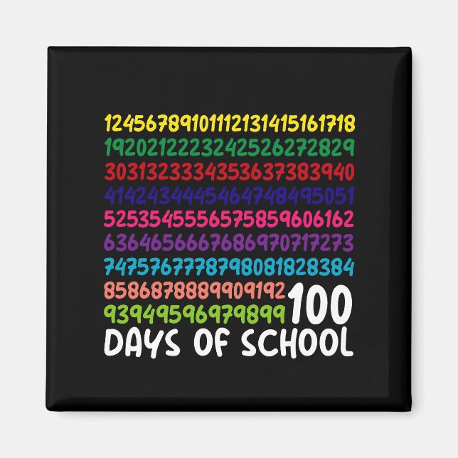 Íman Números de Matemática 100º Dia de Aula Professor C (Frente)