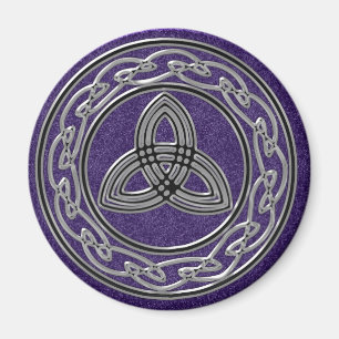 Íman Números de Rodas Célticas Metálicas Silver e Trind