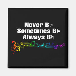 Íman Nunca B Plana, Às Vezes B Sharp Magnet