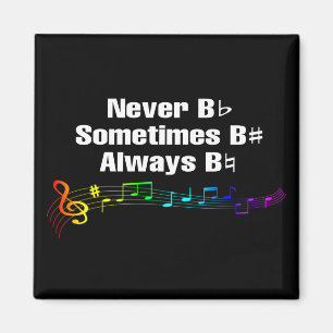 Íman Nunca B Plana, Às Vezes B Sharp Magnet