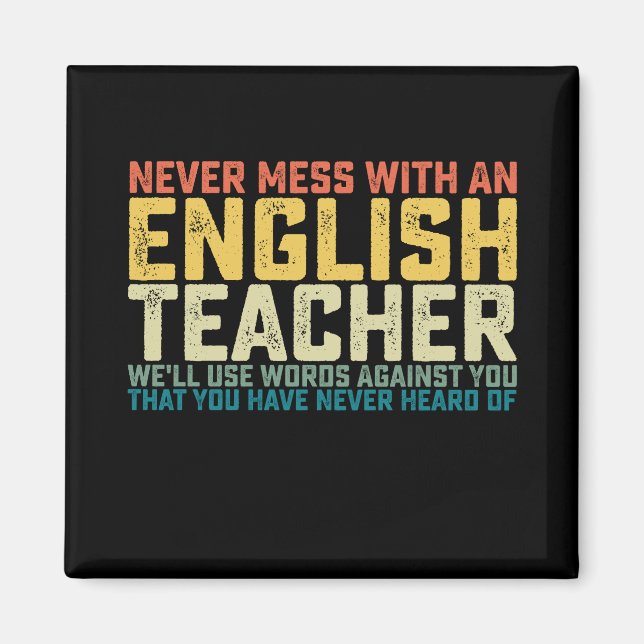 Íman Nunca Brinque Com Um Professor De Inglês Nós Usare (Frente)