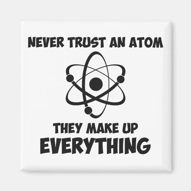 Íman Nunca Confie Em Um Atom (Frente)