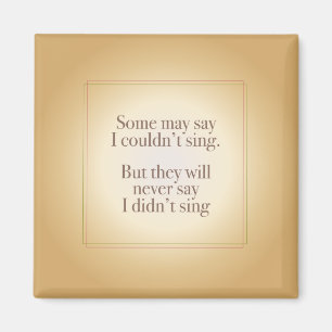 Íman Nunca disse que não cantava