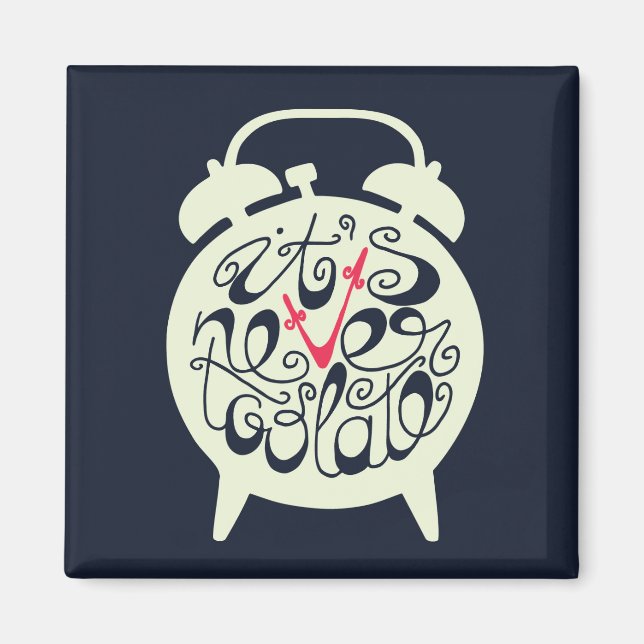 Íman Nunca é tarde demais (Frente)