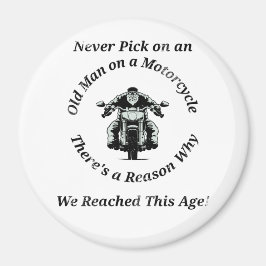 Íman Nunca escolha um velhote numa motocicleta