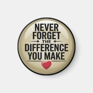 Íman Nunca esqueça a diferença que faz