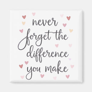 Íman Nunca esqueça a diferença que faz