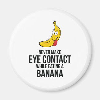 Íman Nunca Façam Contato Olho Enquanto Comem Banana