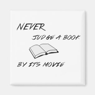 Íman Nunca julgue um livro pela sua capa de filme