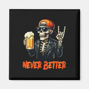 Íman Nunca Melhor Roupa De Halloween Do Skeleton Rock