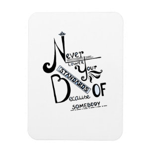 Íman Nunca reduza a cotação motivacional dos seus padrõ