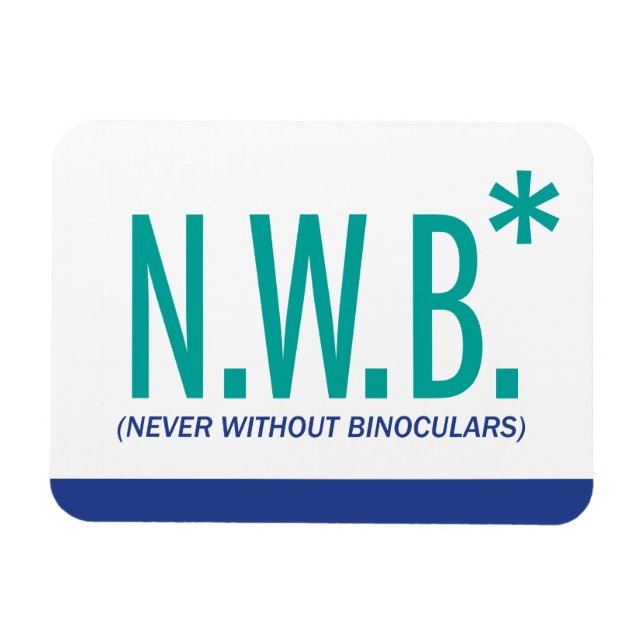 Íman Nunca Sem Binoculares (Horizontal)