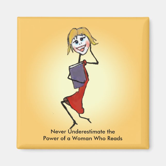 Íman Nunca subestime o poder de uma mulher que lê (Frente)