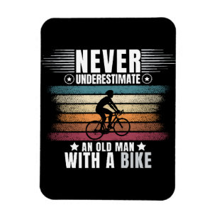 Íman Nunca Subestime um Homem Velho numa Bicicleta