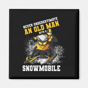 Íman Nunca Subestime Um Velho Com Um Movimento De Neve