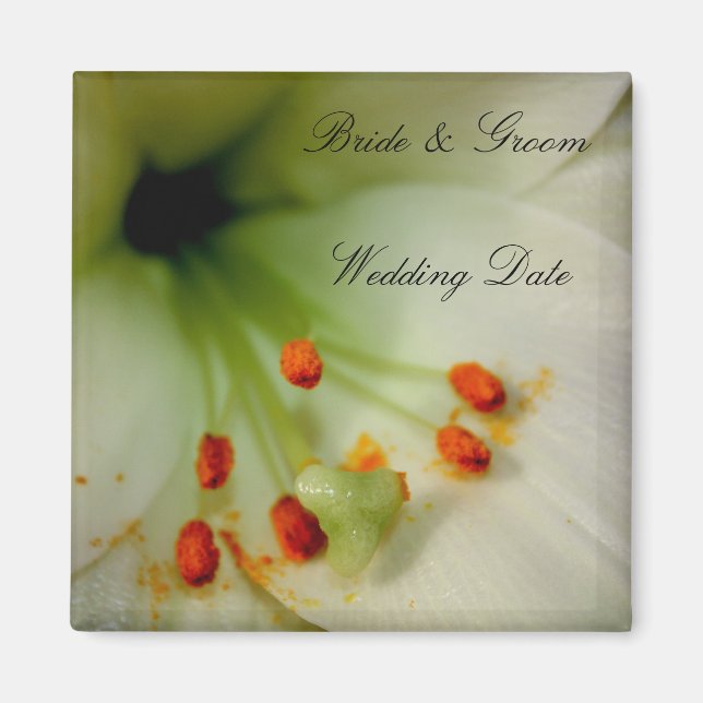 Íman Nupido de Souvenir - Flores (Frente)