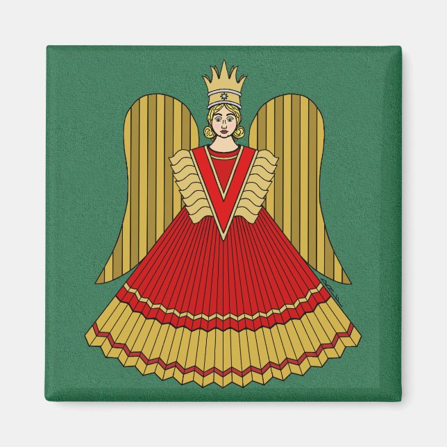 Íman Nuremberg Christmas Angel (Frente)