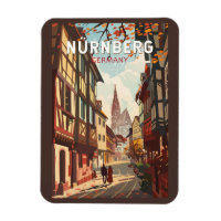 Nuremberg Germany Viagem Art Vintage