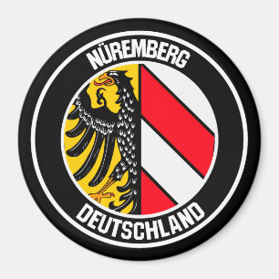 Íman Nuremberga Round Emblem
