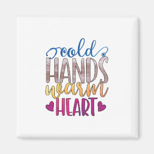 Íman Nurse Gift   Cold Hands Varm Heart
