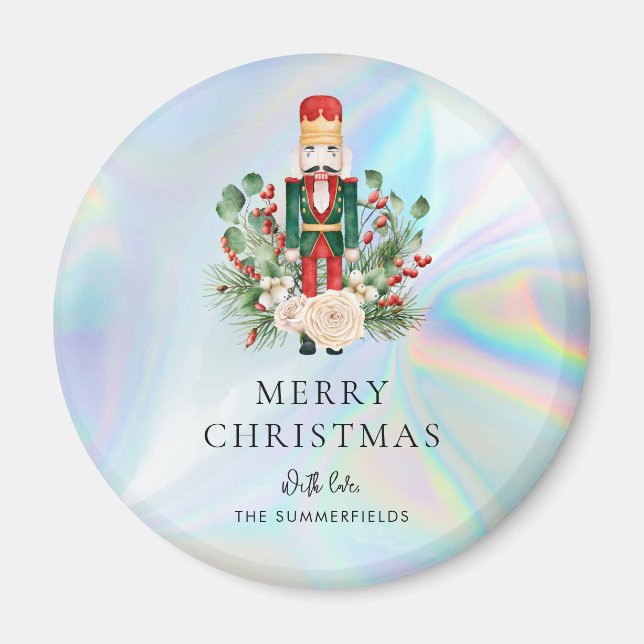 Íman Nutcracker Script Christmas Holiday Keepsake (Frente)